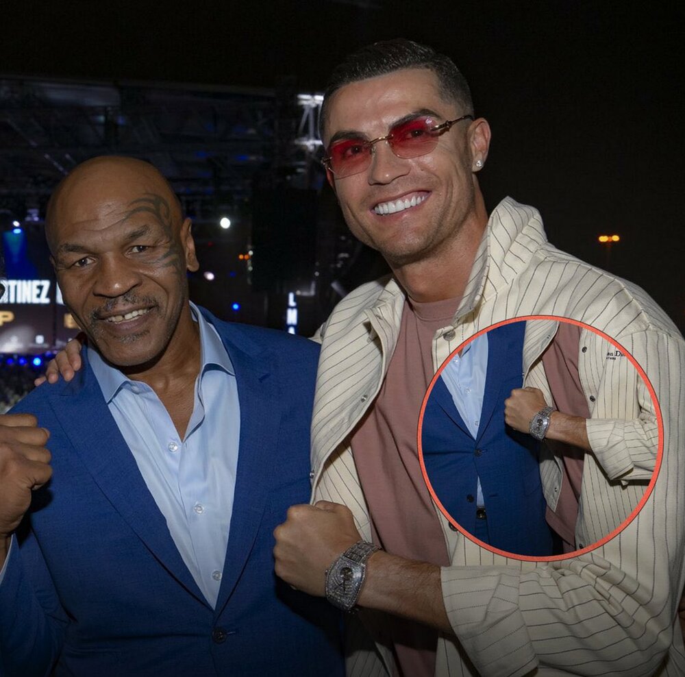 عکس| گران‌ترین ساعت مچی جهان در دستان رونالدو