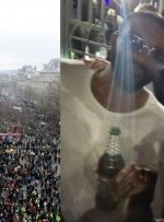 فرانسه در بحبوحه بحران؛ مکرون در باده‌گساری