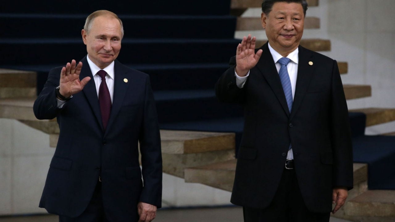 نشست روسیه چین شی پوتین
