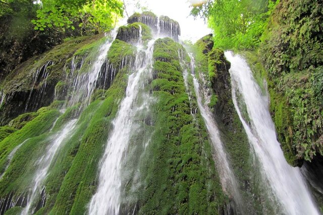 زیبایی مسحورکننده آبشار «کبودوال»/ بازدید از بزرگ‌ترین آبشار خزه‌ای جهان را از دست ندهید