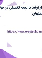 استخدام حسابدار ارشد با بیمه تکمیلی در فولاد شرق ماهان در اصفهان