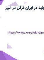 استخدام مدیر تولید در ایران ترگل در البرز