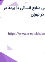 استخدام کارشناس منابع انسانی با بیمه در شبکه امن آفرین در تهران