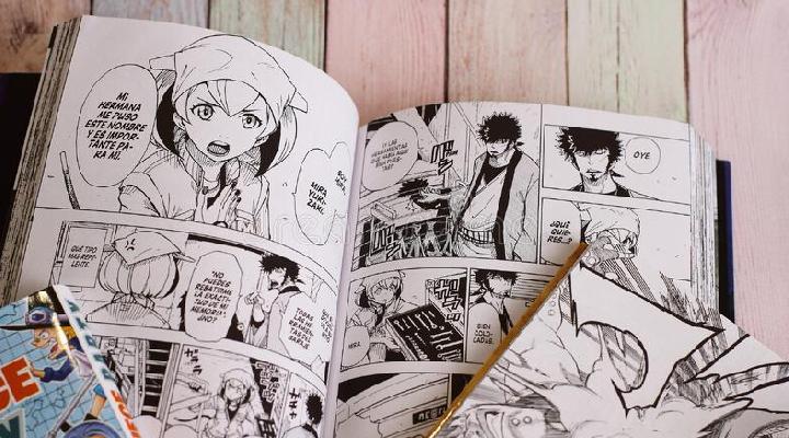 نمونه ای از کتابهای مانگا