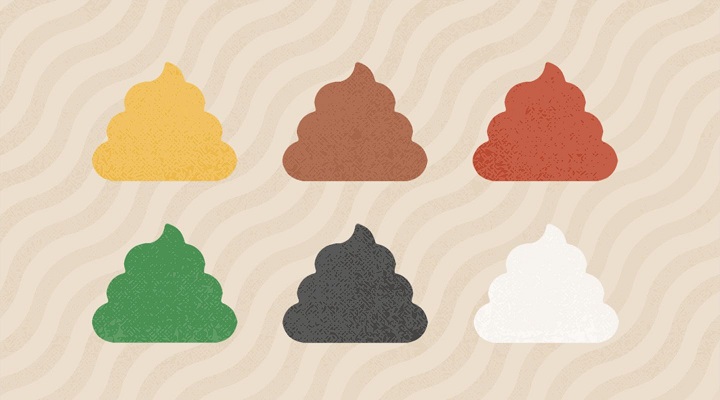 رنگ مدفوع نشانه چیست