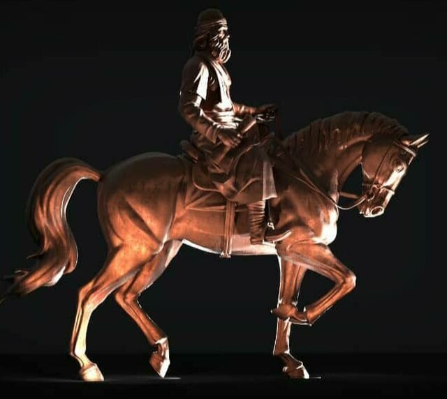 مجسمه «بزرگمهر بختگان»