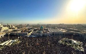 نماز عید سعید فطر در حرم مطهر رضوی + فیلم نماز عید سعید فطر در حرم مطهر رضوی + فیلم