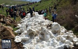 ویدیو/مراسم سنتی«ورف چال» در منطقه «اسک وش» مازندران