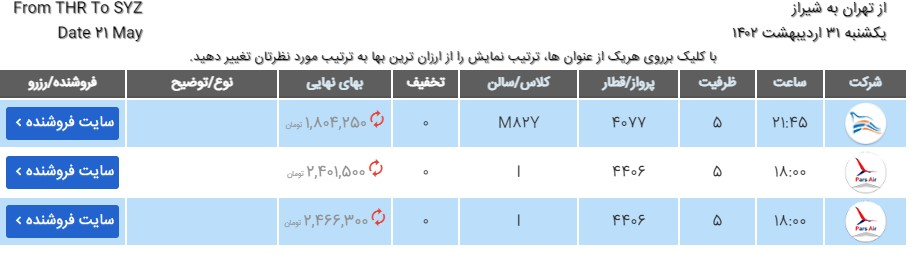 بلاتکلیفی تعرفه بلیت‌ در شورای عالی هواپیمایی و ستاد تنظیم بازار
