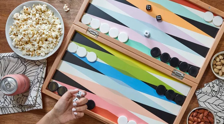 چیدمان مهره های تخته نرد