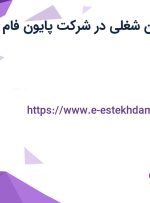 استخدام 8 عنوان شغلی در شرکت پایون فام آراد در تهران