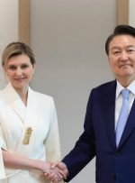 دیدار بانوی اول اوکراین با رئیس جمهور کره جنوبی