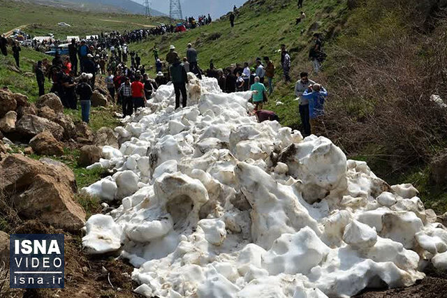 ویدئو/مراسم سنتی«ورف چال» در منطقه «اسک وش» مازندران