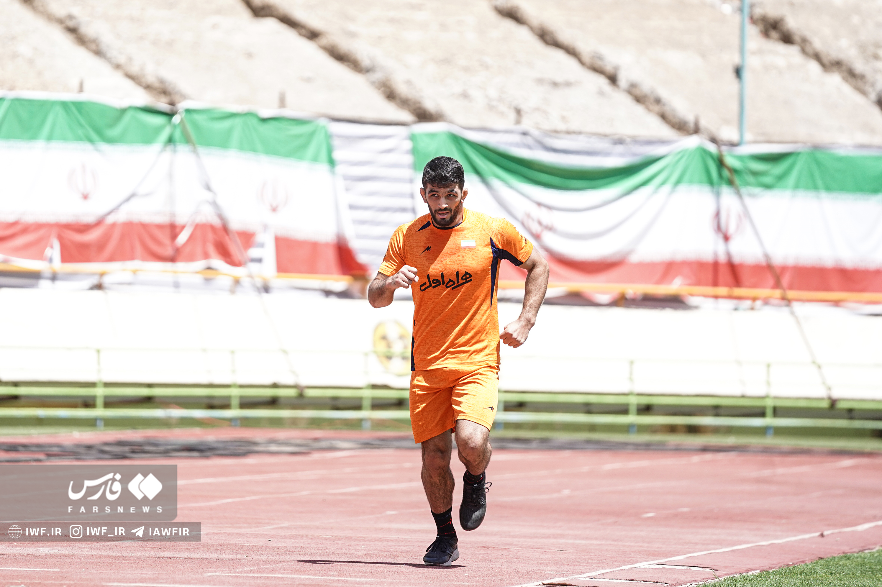 عکس | تمرینات حسن یزدانی روی چمن ورزشگاه آزادی