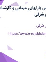 استخدام کارشناس بازاریابی میدانی و کارشناس برق با بیمه در آذربایجان شرقی