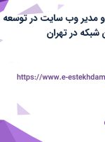 استخدام ادمین و مدیر وب سایت در توسعه سخت افزار رابین شبکه در تهران