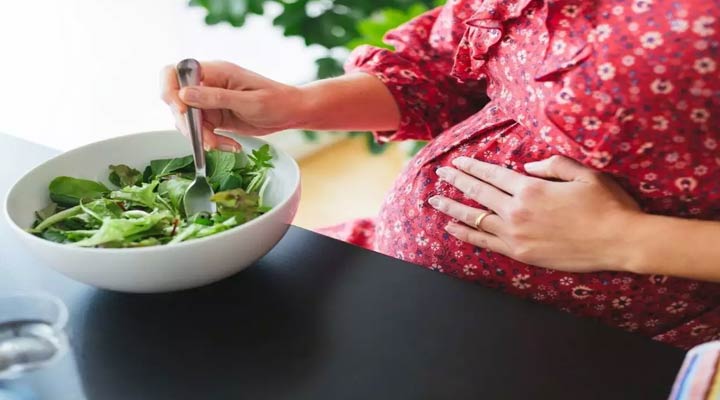 بارداری سالم با اسفناج