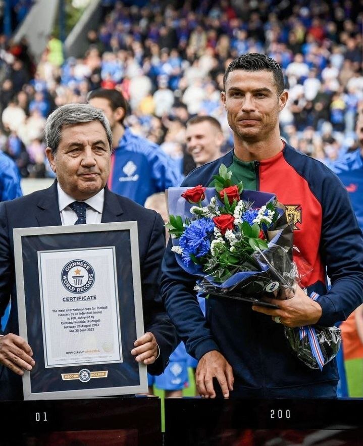 رکورد کریستیانو رونالدو در گینس ثبت شد
