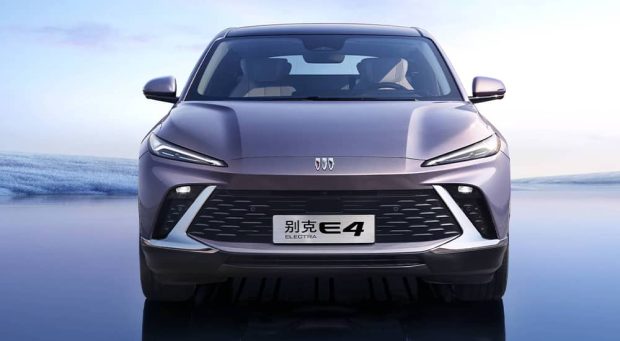 نمای جلو بیوک E4 برای بازار چین