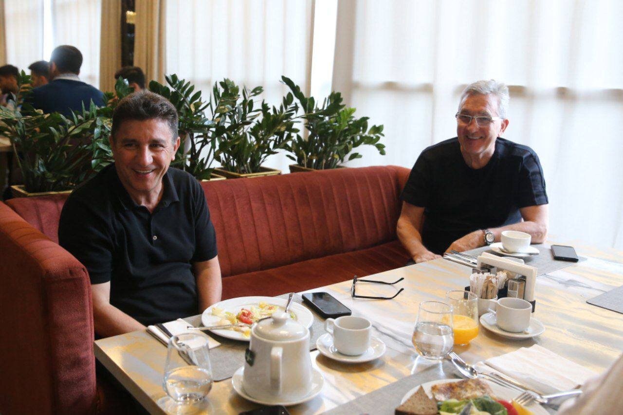 عکس| برانکو مهمان ویژه قلعه‌نویی در اردوی تیم ملی