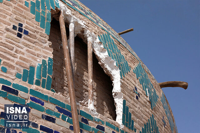 ویدیو / توضیح میراث فرهنگی یزد درباره ریزش گنبد مسجد امیرچخماق