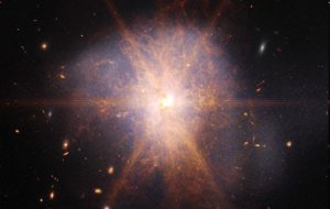 عکس «جیمز وب» از اثر برخورد غول‌های کهکشانی!