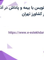 استخدام محتوا نویس با بیمه و پاداش در آذر نگار شرق در بلوار کشاورز تهران
