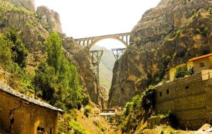 پل تاریخی ورسک را این موقع از شب دیده بودید؟ + عکس