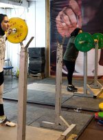 خبرآنلاین – تصاویر | زورآزمایی دختران وزنه‌برداری ایران با پولاد سرد