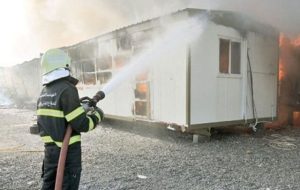 مقر یک سازمان دانمارکی به آتش کشیده شد