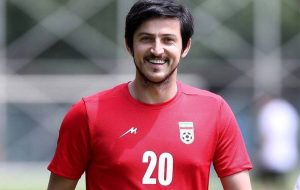 عکس| واکنش جالب سردار به هم‌گروهی ایران با ترکمنستان