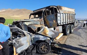 تصادف زنجیره‌ای ۲۱ نفر را راهی بیمارستان کرد