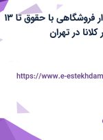 استخدام حسابدار فروشگاهی با حقوق تا ۱۳ میلیون و بیمه در کلانا در تهران