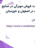 استخدام سرپرست فروش مویرگی در صنایع غذایی بهروز نیک در اصفهان و خوزستان