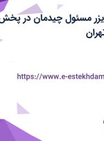 استخدام مرچندایزر (مسئول چیدمان) در پخش راسن درمان در تهران