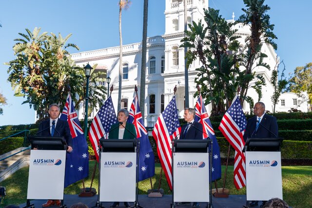 ایران، محور نشست مقامات دیپلماتیک و دفاعی آمریکا و استرالیا