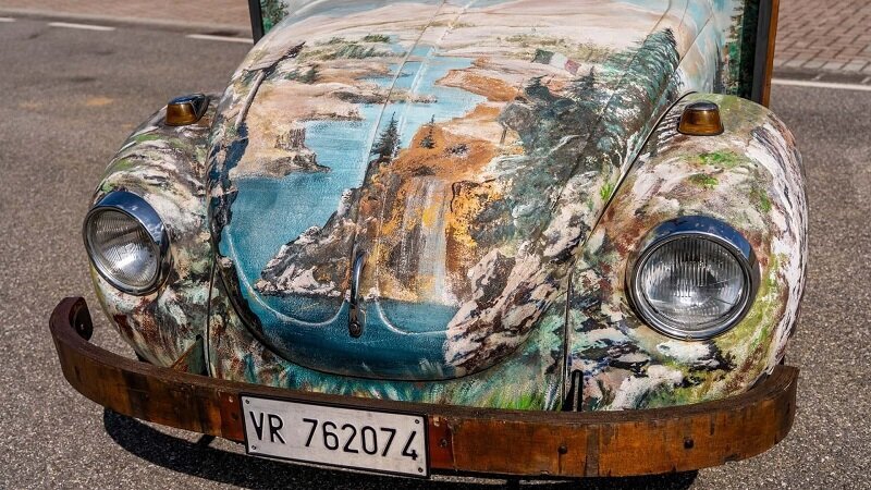 عجیب‌ترین فولکس قورباغه‌ای جهان/ با این ماشین نیازی به ویلا ندارید/ عکس