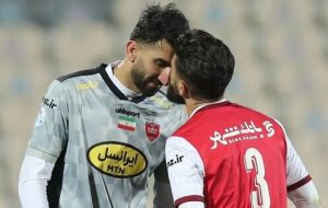 عکس | فرشاد فرجی به بیرانوند: می دانم در پرسپولیس می مانی