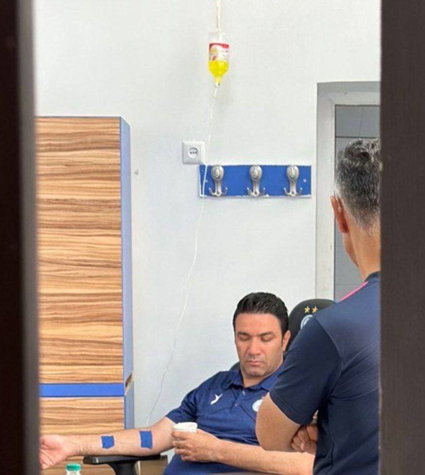 عکس| وضعیت استقلال نکونام را زیر سرم برد!