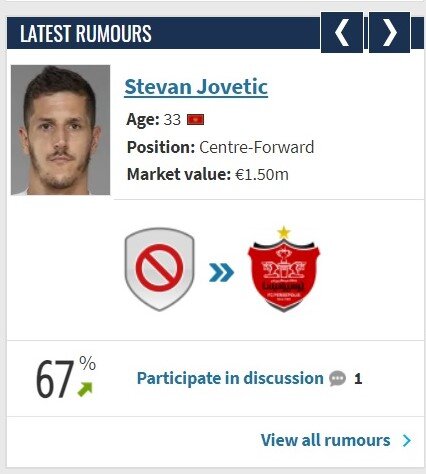 عکس‌| مهاجم منچسترسیتی و اینتر در راه پرسپولیس؟!