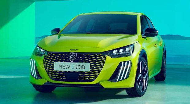 نمای جلو هاچ بک پژو ۲۰۸ مدل ۲۰۲۴ فیس لیفت