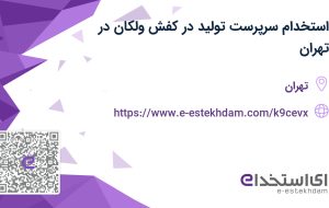 استخدام سرپرست تولید در کفش ولکان در تهران