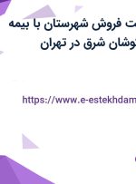 استخدام سرپرست فروش شهرستان با بیمه تکمیلی در رویا کوشان شرق در تهران