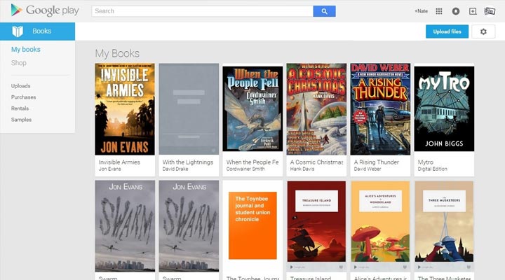 اپلیکیشن کتابخوانی Google Play Books