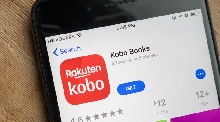 اپلیکیشن کتابخوانی Rakuten Kobo