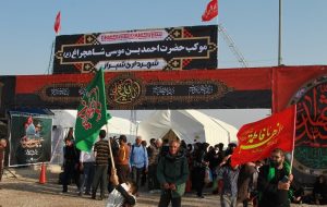 برپایی موکب احمدبن‌موسی(ع) در خرمشهر و مرز شلمچه