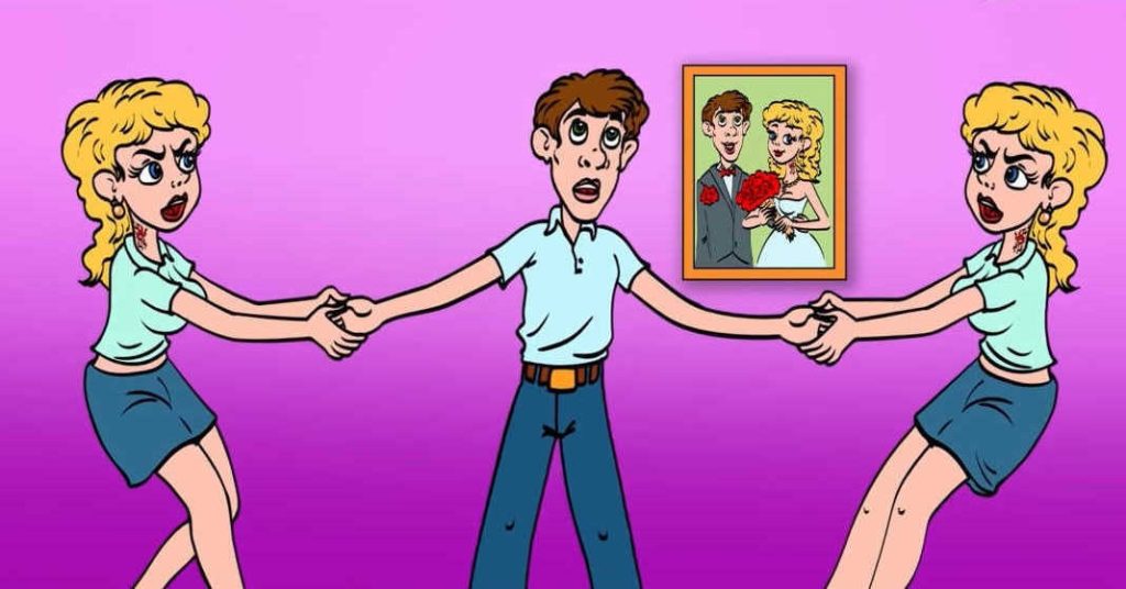 همسر واقعی مرد کیست؟