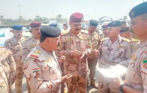 نظارت میدانی فرمانده نیروی زمینی عراق بر تامین امنیت زائران
