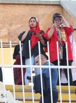 عکس| حضور پرشور زنان تبریزی در استادیوم