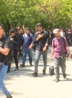 ویدیو / بدرقه کاروان دانشجویی دانشگاه تهران به کربلا